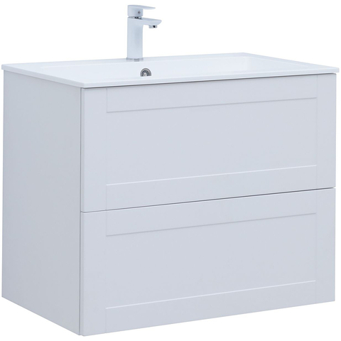 Aquanet 323183 Тумба с раковиной Терра 80 цв.белый матовый (323183)