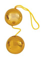 Золотистые вагинальные шарики Balls - 