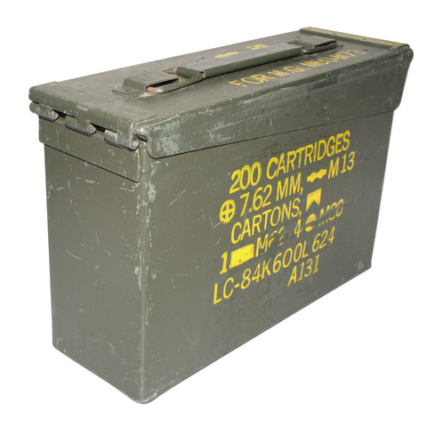 Ящик для хранения боеприпасов, США, б/у, Армейский оригинал, каталог ...