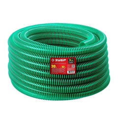 ЗУБР 32 мм x 30 м, 3 атм, со спиралью ПВХ, напорно-всасывающий шланг (40325-32-30)