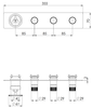 Remer CH98D3WB Смеситель для душа Remer Chrono CH98D3WB