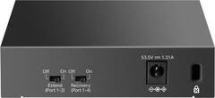 TP-Link LS105GP Настольный коммутатор с 5 гигабитными портами (4 порта PoE+), бюджет PoE — 65 Вт