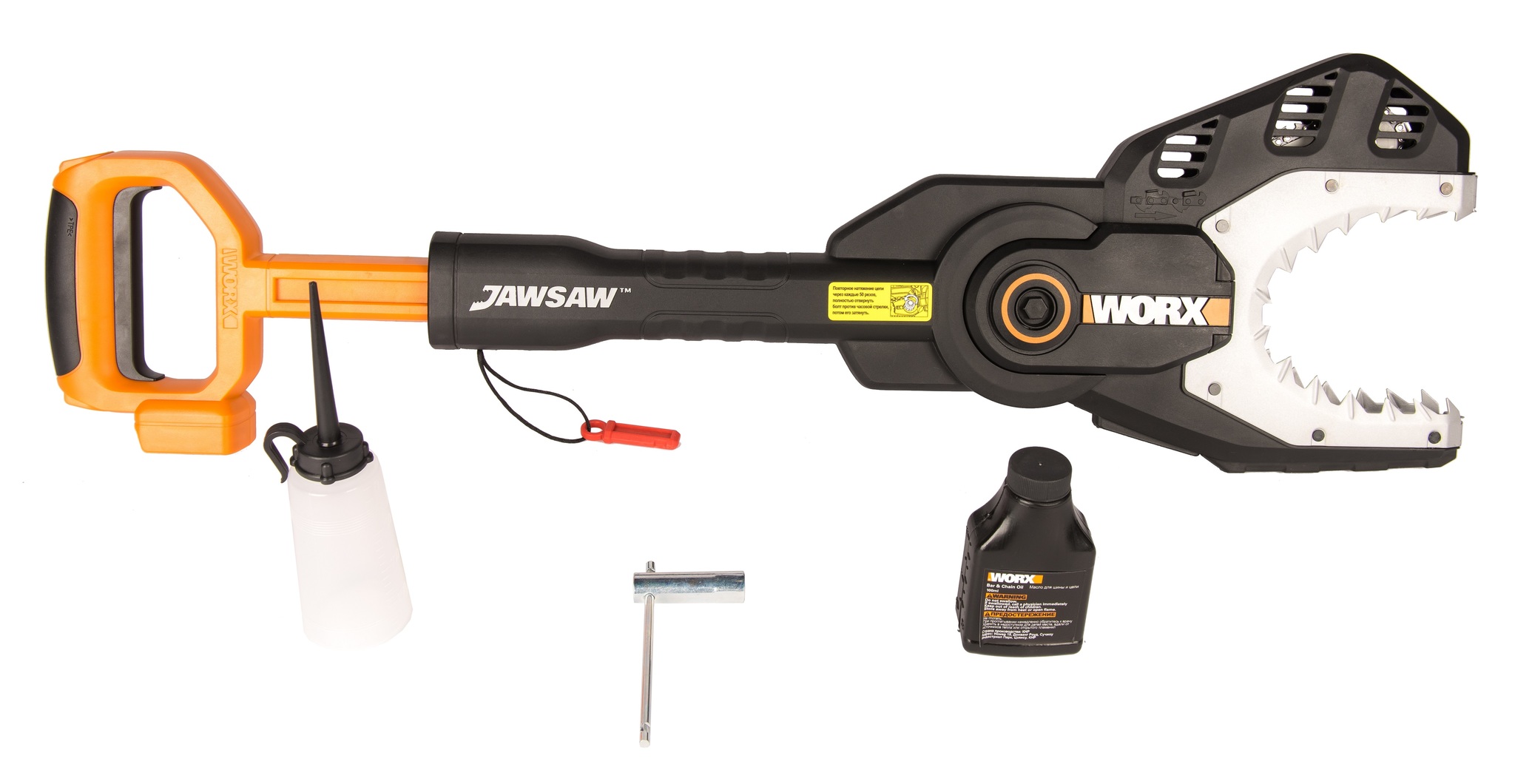 Пила аккумуляторная WORX JawSaw WG329E.9, 20В, без АКБ и ЗУ