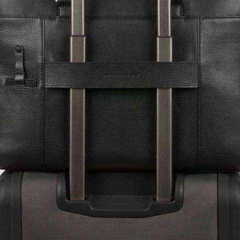 Рюкзак Piquadro Modus, чёрный, кожа натуральная (CA3214MO/N)