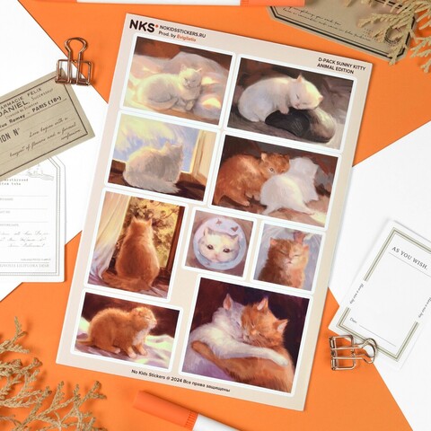 Стикеры NKS D-PACK SUNNY KITTY