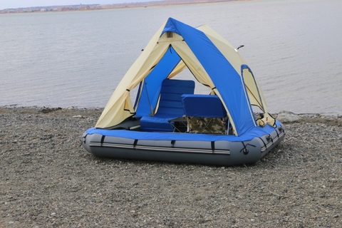 Надувной плот-палатка Polar Bird Raft 260 + слани стеклокомпозит