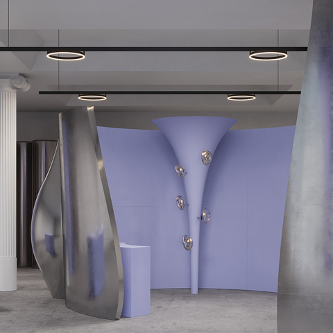 Магнитный трековый светильник Maytoni EXILITY Rim TR227-2-24W4K-B