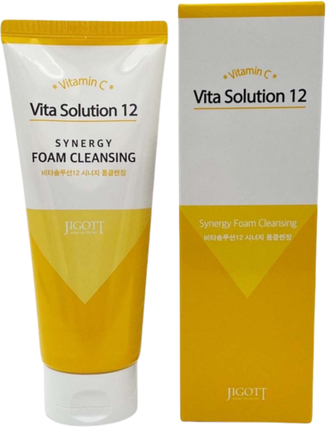 Jigott Vita Solution 12 Synergy Foam Cleansing Пенка для умывания