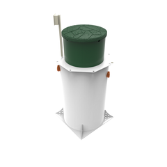 Станция биологической очистки Коло Веси Kolo Vesi 3/ 600 л. в сутки / до 3 чел. / самотечный сброс (1000x1000x2081см;130кг;) - арт.560153