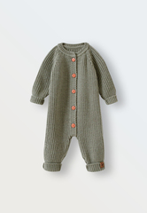 Вязаный комбинезон Woolly (светлый хаки)