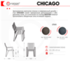 Стул b:rattan Chicago, антрацит