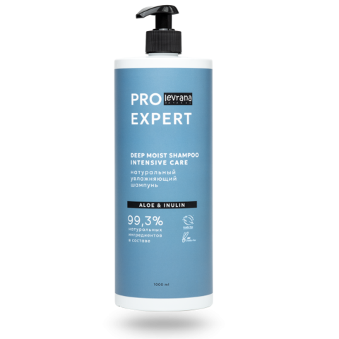 Levrana Pro Expert Натуральный увлажняющий шампунь, 1л