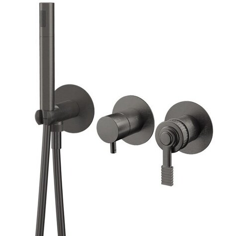 Remer Atelier AL97D3PCFP Смеситель для душа, черный брашированный хром
