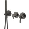 Remer Atelier AL97D3PCFP Смеситель для душа, черный брашированный хром