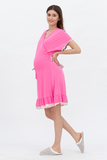 Халат для беременных 09714 розовый