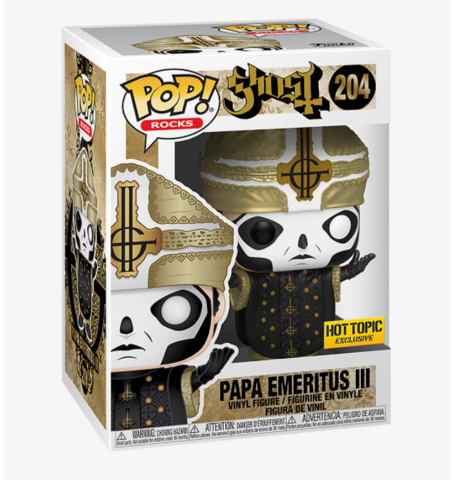 Funko POP! Ghost: Papa Emeritus III (Hot Topic Exc) (204)