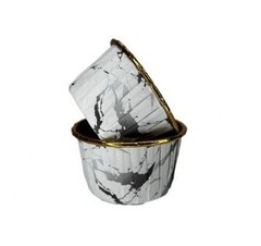 Капсула усиленная Белый мрамор/золото 1 шт.