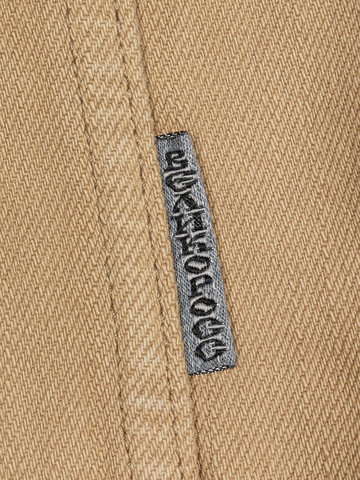Джинсовая куртка цвета песочного хаки из премиального хлопка