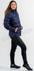 Очень Тёплый спортивный пуховик Noname Heavy Padded Jacket 24 Ux Navy