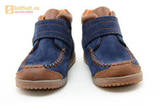 Ботинки для мальчиков кожаные Лель (LEL) на липучке, цвет синий. Изображение 6 из 16.