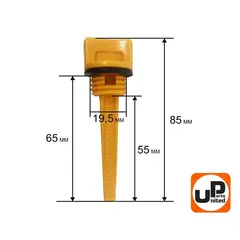 Щуп масляный UNITED PARTS для бензинового двигателя UP177/188/190/192 диаметр 19,5мм, длина 55мм