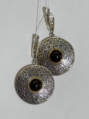 Арабеска  (серьги из серебра)