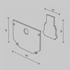 Комплектующие для встраиваемой трековой системы Maytoni Accessories for tracks exility TRA034EC-SCH-42B