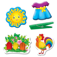 Настольная игра"Первые игры для малышей. Домик"