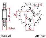 Звезда передняя (ведущая) JT JTF339.17 VFR800 CBR1100 CBR1100XX CB1300