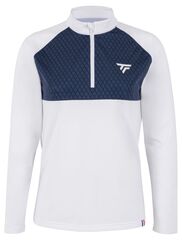 Женская теннисная футболкаTecnifibre Thermo Zipper Longsleeves - white