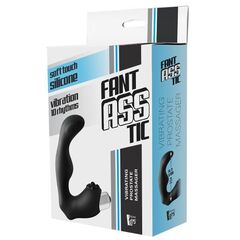 Черный вибромассажер простаты FantASStic Vibrating Prostate Massager - 11,3 см. - 