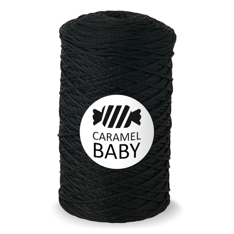 Шнур для вязания Caramel Baby 500 м черный принц 7653