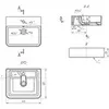 Lemark 641990 Раковина керамическая на столешницу "Джой 3"