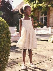 Сарафан для девочки Next E47-972, Кремовый