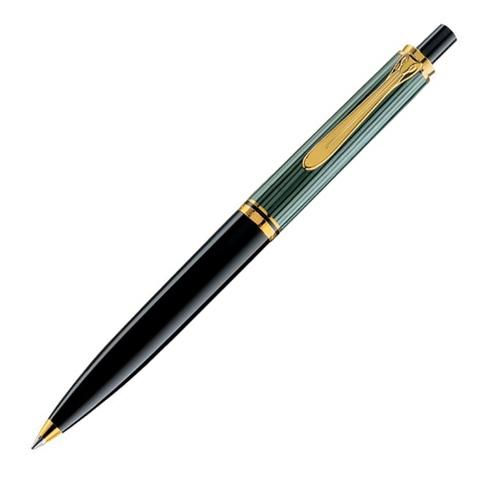 Ручка шариковая Pelikan Souverän® Black Green GT (996835)