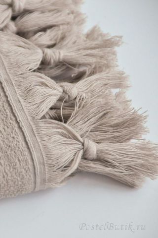 Полотенце 50x100 Hamam Meyzer Tassels дымчатое