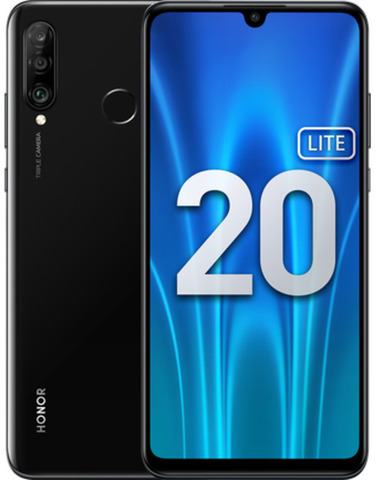 Смартфон Honor 20 Lite 4/128GB (RU) полночный черный (MAR-LX1H)