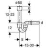 Сифон для раковины Geberit 152.701.11.1