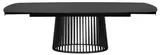 фото 7 Стол DESIO 180 PURE BLACK SOLID CERAMIC Черный мрамор матовый, керамика/Черный каркас, DISAUR на profcook.ru
