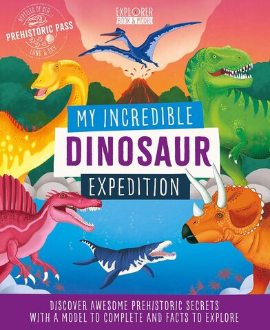 My Incredible Dinosaur Expedition - Explorer Book + Model Kit