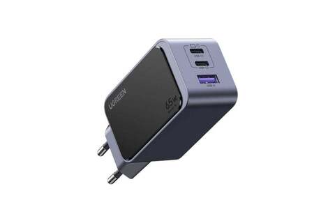 Зарядное устройство UGREEN X553 (35042) Nexode S 65W USB-A+2*USB-C GaN Tech Fast Charger EU - Gray