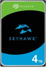 Внутренний HDD 3.5" Seagate Skyhawk ST4000VX015, 4Тб, SATA3, Bulk, Чтение:180мб/с, Запись:180мб/с, 5400об/мин, Буфер:256Мб