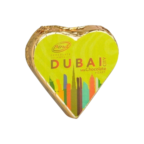 Шоколадная плитка Дубай Сердце 25г