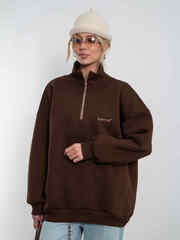 Свитшот на молнии Everest Коричневый