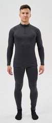 Комплект термобелья Nordski Intense Half Zip Grey мужской