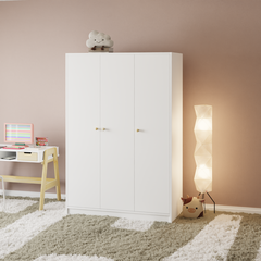 Шкаф распашной Марм 117х55х175 для одежды, белый