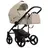 Коляска 2в1 Bebetto MAGNUM LIGHT SE light se 08 (св.бежевый) черная рама