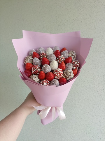 Букет из клубники в шоколаде 