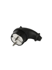 Вилка евро с з/к (Каучуковая угловая) 16A 230В IP44 Smartbuy (SBE-16-P09-Rr)