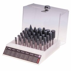 Набор бор-фрез твердосплавных 35шт HM-TiCN S=6мм Ruko 116008TC